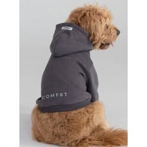 321 NEW COMFRT Pet Tranquil Paw Hoodie in Charcoal Sz 5XL